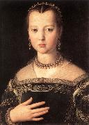 BRONZINO, Agnolo Portrait of Maria de Medici Sweden oil painting artist